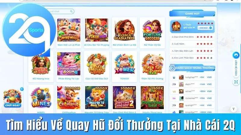 Quay hũ đổi thưởng